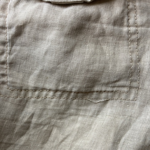 Joie Linen Cargo Crop Pants - Picture 13 of 13